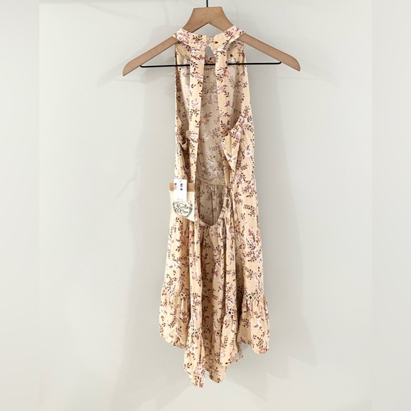 NWT Sunday Mi Amor Floral Cutout Detail Dress Pink Size Small - Picture 8 of 8